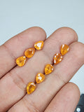Natural Spessartine Garnet Gemstone Faceted Cut Pear Shape High Quality Loose Gemstones For Jewelry Making 7x5 MM Size 8 Pcs V5243