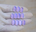 Natural Lavender Quartz Gemstone Step Cut Hexagon Shape Cabochon High Quality Loose Gemstones For Jewelry Making 16x8 MM Size 11 Pcs V4198
