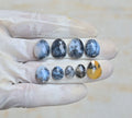 Natural Dendrite Agate Gemstone Rose Cut Fancy Shape Cabochon High Quality Loose Gemstones For Jewelry Making 10-16 MM Size 9 Pcs V4219