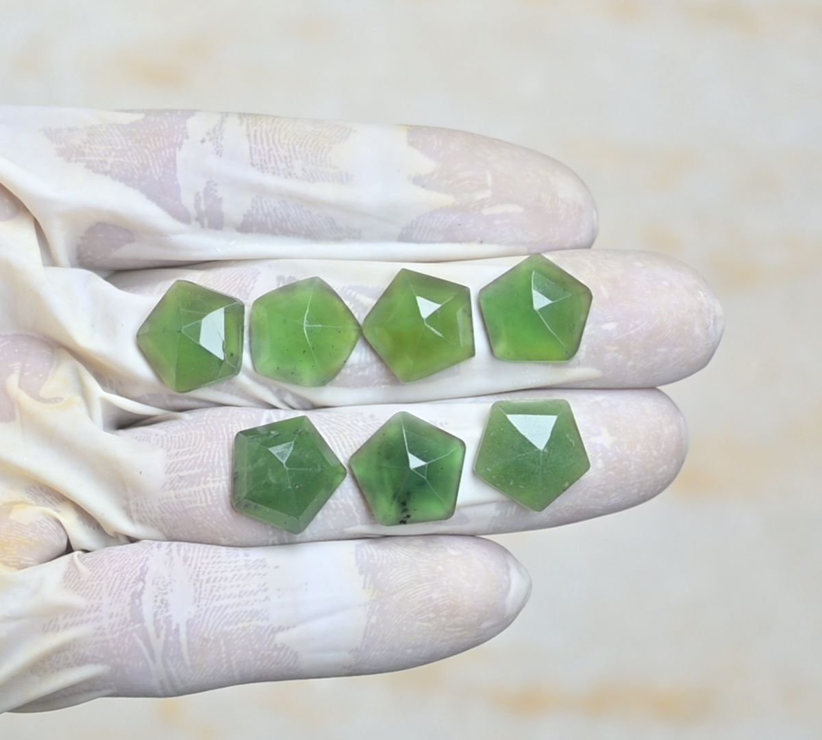 Natural Strawberry Quartz Gemstone Step Cut Fancy Shape Cabochon High Quality Loose Gemstones For Jewelry Making 14 MM Size 7 Pcs V4240