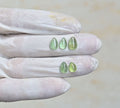 Natural Mint Kyanite Gemstone Smooth Pear Shape Cabochon High Quality Loose Gemstones For Jewelry Making 8-10 MM Size 5 Pcs V4254