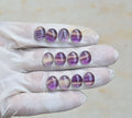 Natural Fluorite Gemstone Smooth Oval Shape Cabochon High Quality Loose Gemstones For Jewelry Making 11-9 MM Size 12 Pcs V4258