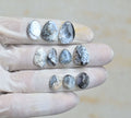 Natural Dendrite Opal Gemstone Smooth Fancy Shape Cabochon High Quality Loose Gemstones For Jewelry Making 11-17 MM Size 10 Pcs V4262