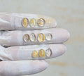 Natural Golden Rutile Gemstone Smooth Mix Shape Cabochon High Quality Loose Gemstones For Jewelry Making 8-10 MM Size 10 Pcs V4264