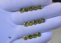 Natural Zircon Gemstone Faceted Cut Round Shape High Quality Loose Gemstones For Jewelry Making 6 MM Size 14 Pcs V3743