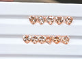 Zircon Gemstone Faceted Cut Heart Shape High Quality Loose Gemstones For Jewelry Making 7 MM Size 11 Pcs V3774
