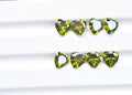 Zircon Gemstone Faceted Cut Heart Shape High Quality Loose Gemstones For Jewelry Making 8 MM Size 8 Pcs V3775