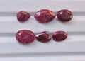 Natural Ruby Gemstone Faceted Cut Mix Shape Shape High Quality Loose Gemstones For Jewelry Making 11-17 MM Size 6 Pcs V3784