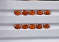 Natural Orange Kyanite Gemstone Faceted Cut Oval Shape High Quality Loose Gemstones For Jewelry Making 8x6 MM Size 10 Pcs V3787