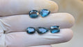 Natural Teal Green Kyanite Gemstone Faceted Cut Mix High Quality Loose Gemstone For Jewelry Making Wholesalegems 9-12 MM Size 5 Pcs SM25450