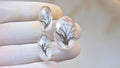 Natural Crystal Quartz Doublet Gemstone Checker Cut Oval Shape Cabochon Loose Gemstone For Jewelry Making Wholesalegems 19-29 MM Size 3 Pcs SM25466