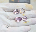 Natural Ametrine Gemstone Faceted Cut Mix Shape High Quality Loose Gemstone For Jewelry Making Wholesalegems 12-17 MM Size 4 Pcs SM25492