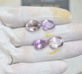 Natural Ametrine Gemstone Faceted Cut Mix Shape High Quality Loose Gemstone For Jewelry Making Wholesalegems 13-15 MM Size 4 Pcs SM25494