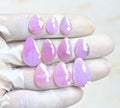 Natural Sapphire Gemstone Rose Cut Fancy Shape Cabochon High Quality Loose Gemstones For Jewelry Making 13-23 MM Size 5 Pair V3938