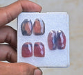 Natural Sapphire Gemstone Rose Cut Fancy Shape Cabochon High Quality Loose Gemstones For Jewelry Making 17-22 MM Size 3 Pair V3952
