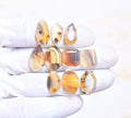 Natural Montana Agate Gemstone Step Cut Mix Shape Cabochon High Quality Loose Gemstones For Jewelry Making 12-19 MM Size 10 Pcs V4033