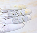 Titanium Druzy Gemstone Smooth Mix Shape Cabochon High Quality Loose Gemstones For Jewelry Making 16-21 MM Size 7 Pcs V4044