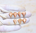 Natural Yellow Silky Sapphire Gemstone Step Cut Fancy Shape Cabochon Shape High Quality Loose Gemstones For Jewelry Making 16x12 MM Size 7 Pcs V4051