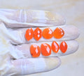 Natural Carnelian Gemstone Rose Cut Fancy Shape Cabochon High Quality Loose Gemstones For Jewelry Making 13-16 MM Size 4 Pair V4076