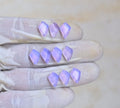 Natural Lavender Quartz Gemstone Step Cut Fancy Shape Cabochon High Quality Loose Gemstones For Jewelry Making 12x8 MM Size 10 Pcs V4095