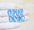 Aurora Opal Gemstone Step Cut Coffin Shape Cabochon High Quality Loose Gemstones For Jewelry Making 14x10 MM Size 8 Pcs V4131