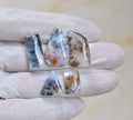 Natural Turkish Agate Gemstone Smooth Mix Shape Cabochon High Quality Loose Gemstones For Jewelry Making 14-16 MM Size 5 Pcs V4136