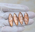 Aurora Opal Gemstone Checker Cut Marquise Shape Cabochon High Quality Loose Gemstones For Jewelry Making 31-33 MM Size 4 Pcs V4138