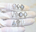 Natural Black Rutile Gemstone Step Cut Mix Shape Cabochon High Quality Loose Gemstones For Jewelry Making 10-16 MM Size 10 Pcs V4160