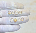 Natural Golden Rutile Gemstone Smooth Round Shape Cabochon High Quality Loose Gemstones For Jewelry Making 8 MM Size 8 Pcs V4164
