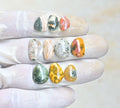 Natural Ocean Jasper Gemstone Smooth Fancy Shape Cabochon High Quality Loose Gemstones For Jewelry Making 11-16 MM Size 10 Pcs V4167