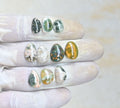 Natural Ocean Jasper Gemstone Smooth Fancy Shape Cabochon High Quality Loose Gemstones For Jewelry Making 11-14 MM Size 10 Pcs V4168