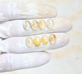 Natural Golden Rutile Gemstone Smooth Oval Shape Cabochon High Quality Loose Gemstones For Jewelry Making 10x8 MM Size 8 Pcs V4173