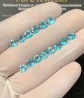 Natural Apatite Gemstone Faceted Cut Heart Shape High Quality Loose Gemstone For Jewelry Making Wholesalegems 5 MM Size 14 Pcs SM25350