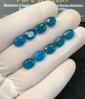 Natural Apatite Gemstone Faceted Cut Oval Shape High Quality Loose Gemstone For Jewelry Making Wholesalegems 8x6 MM Size 9 Pcs SM25352