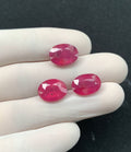 Natural Pink Sapphire Gemstone Faceted Cut Oval Shape High Quality Loose Gemstones For Jewelry Making 13 MM Size 3 Pcs SM24334