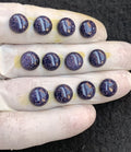 Blue Sandstone Gemstone Smooth Round Shape Cabochon High Quality Loose Gemstones For Jewelry Making 9 MM Size 12 Pcs V4551