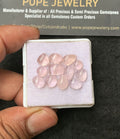 Natural Morganite Gemstone Smooth Mix Shape Cabochon High Quality Loose Gemstones For Jewelry Making 6-9 MM Size 12 Pcs V3105