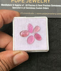 Natural Pink Tourmaline Gemstone Smooth Mix Shape Cabochon High Quality Loose Gemstones For Jewelry Making 10-12 MM Size 5 Pcs V3107