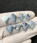 Natural Dendrite Opal Gemstone Step Cut Fancy Shape Cabochon High Quality Loose Gemstones For Jewelry Making 16x12 MM Size 8 Pcs V2543