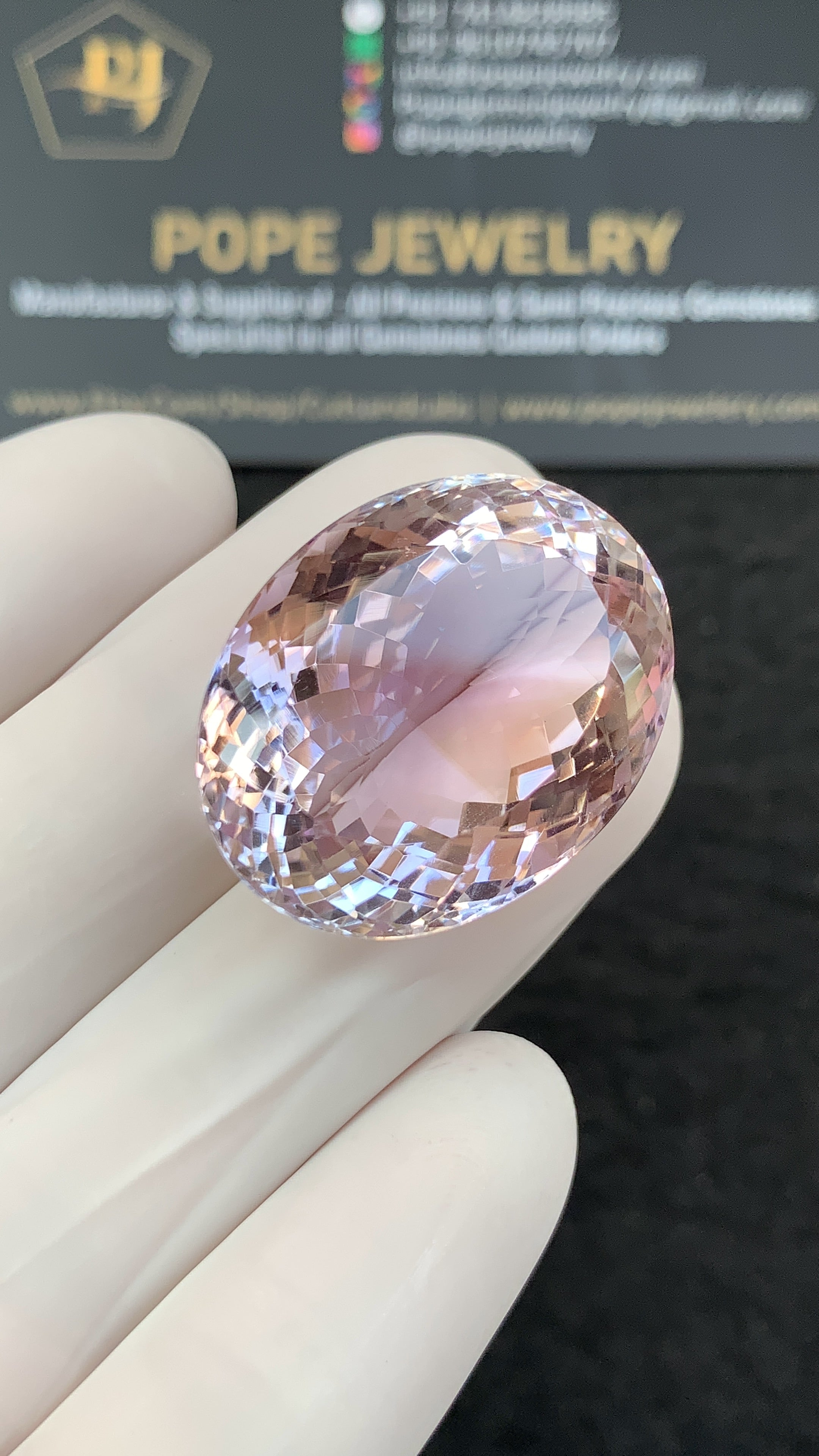 Natural Ametrine Gemstone Faceted Cut Oval Shape High Quality Loose Gemstone For Jewelry Making Wholesalegems 27x21x15 MM Size SM25379