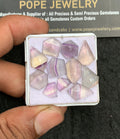 Natural Fluorite Gemstone Step Cut Fancy Shape Cabochon High Quality Loose Gemstones For Jewelry Making 11-16 MM Size 10 Pcs V3122
