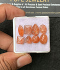 Natural SunStone Gemstone Faceted Cut Mix Shape Shape High Quality Loose Gemstones For Jewelry Making 8-13 MM Size 8 Pcs V3149