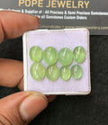 Natural Mint Kyanite Gemstone Smooth Oval Shape Cabochon High Quality Loose Gemstones For Jewelry Making 9-11 MM Size 8 Pcs V3153