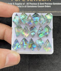 Natural Abalone Shell Pearl Doublet Gemstone Step Cut Fancy Cabochon Loose Gemstone For Jewelry Making Wholesalegems 12x8 MM Size 16 Pcs SM25327