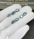 Natural Teal Green Kyanite Gemstone Faceted Cut Oval Shape Loose Gemstone For Jewelry Making Wholesalegems 8x6  MM Size 7 Pcs SM25336