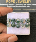 Natural Moss Agate Gemstone Smooth Round Shape Cabochon High Quality Loose Gemstones For Jewelry Making 8-9 MM Size 10 Pc V3222