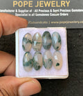 Natural Moss Agate Gemstone Rose Cut Oval Shape Cabochon High Quality Loose Gemstones For Jewelry Making 15x7 MM Size 8 Pc V3223