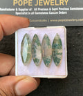 Natural Moss Agate Doublet Gemstone Step Cut Marquise Shape Cabochon High Quality Loose Gemstones For Jewelry Making 20-21 MM Size 4 Pc V3229