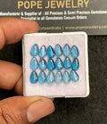 Natural Indicolite Kyanite Gemstone Smooth Pear Shape Cabochon High Quality Loose Gemstones For Jewelry Making 8x5 MM Size 18 Pc V3244