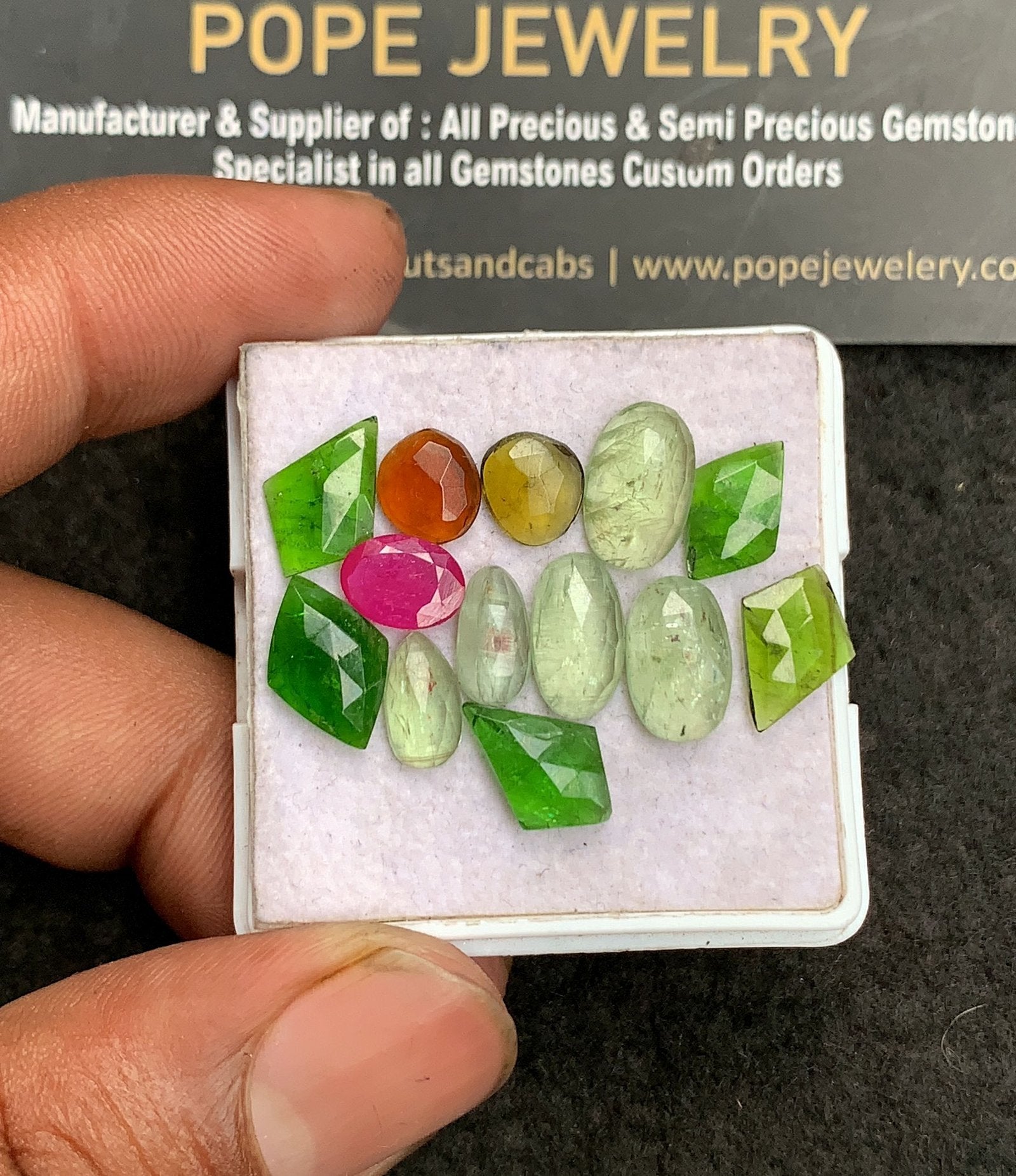Natural Mix Stone Gemstone Rose Cut Mix Shape Cabochon High Quality Loose Gemstones For Jewelry Making 7-12 MM Size 13 Pcs V3249